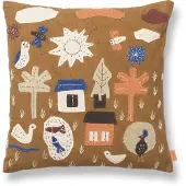 Ferm Living Village pude 40x40 cm Sugar Kelp