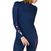 Rossignol - Skiundertøj dame - W Infini Compression Race Top Dark Navy til Unisex - Størrelse XS - Flåde
