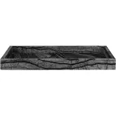 Mette Ditmer Marble dekorationsbakke 16x31 cm Sort/Grå