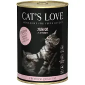Cat's Love 6 x 400 g - Junior Kylling