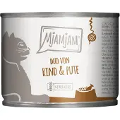 MjAMjAM Duo 6 x 200 g - Okse & kalkun med græskar