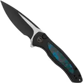 We Knife Kitefin Button Lock Fat Carbon