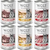 Wolf of Wilderness Senior “Expedition” 6 x 400 g - Mixpakke
