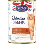 Butcher's Delicious Dinners, 24 x 400 g - Vildt