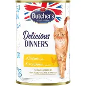 Butcher's Megapakke med Delicious Dinners, 48 x 400 g - Kylling
