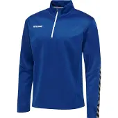 Hummel Træningstrøje Authentic 1/2 Zip - Ægte blå/Hvid Børn, størrelse 128 cm
