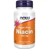 Now , Flush-Free Niacin, 250 mg, 90 Vegansk Capsuler