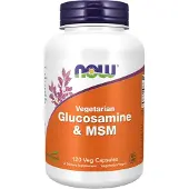 Now , Vegetarisk Glukosamin & MSM, 120 Veg Capsuler