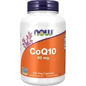 Now , CoQ10, 30 mg, 240 Veg Kapsler