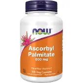 Now , Ascorbyl Palmitat, 500 mg, 100 Veg Capsler