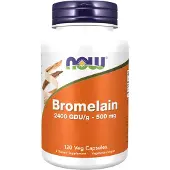 Now , Bromelain, 500 mg (2,400 GDU/g), 120 Veg Capsules