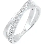 Elli Ring sølv / transparent