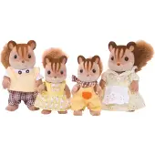 Sylvanian Families - Walnut Squirrel Family - 4172 - - OneSize - Legetøjsfigur