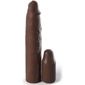 Pipedream 3" Silicone Mega X-tension - Brun