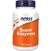 Now , Super Enzymes, 180 Capsules