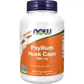 Now Psylliumskaller, 500 mg - 200 kapsler