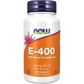 Now , E-400 med Mixed Tocopherols, 268 mg (400 IU), 100 Softgels