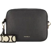 Coccinelle Skuldertaske 'Tebe' beige / sort