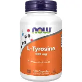 Now , L-Tyrosine, 500 mg, 120 Kapsler