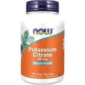 Now , Kalium Citrat, 99 mg, 180 Veg Kapsler