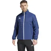 Adidas Jakke Entrada 22 Light - Mørkeblå/Hvid, størrelse X-Small