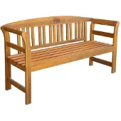 vidaXL Havebænk Massivt Akacietræ - bench (157 cm)