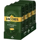 Jacobs Krönung Caffè Crema, 1 kg, Caffe crema, 1 stk, Taske