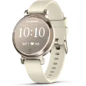Garmin Lily 2 - Creme-guld - smart ur med bånd - silikone - kokosnød - håndledsstørrelse: 110-175 mm - monokrom - Bluetooth - 24.4 g
