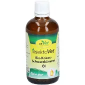 CdVet InsektoVet Bio-Kokos-Sortkommenolie - 100 ml