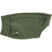 Dogman Strikket Hundetrøje Gina Grøn 35cm 35cm