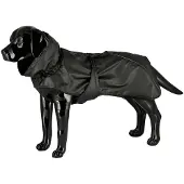 Dogman Dog Raincoat Aqua Black 60cm