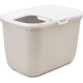 Savic Kattetoilet Hop In - Sand-beige / hvid