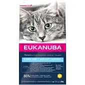 Eukanuba Adult Sterilised/Weight Control kylling kattefoder