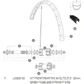 Mavic Xa Elite Tubeless Fælg
