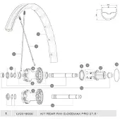 Mavic E-deemax Pro Baghjul