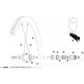 Mavic Cosmic Pro Carbon Sl Ust 20 Rear Fælg