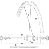 Mavic Cosmic Elite Ust Venstre Eger 10 Enheder