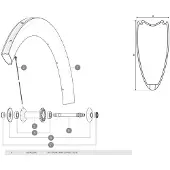 Mavic Cxr Uiltimate 60 Tubular Forhjulsfælg