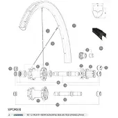 Mavic Crossmax Pro Carbon 27.5 2017-18 Venstre Eger 12 Enheder