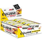 Amix Eksklusiv æske Med Proteinbarer Chokolade Banan 85g 12 Enheder