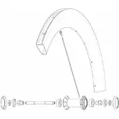 Mavic Kit 12 Front/rear Nds Com Pro Carbon Ust Eger