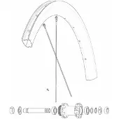Mavic Front/rear Cosmic Sl 45 Disc Racercykel Fælg