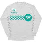 Radio Raceline Checker T-shirt Med Lange ærmer