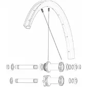 Mavic Kit 12 Crossmax Carbon Slr 29´´ Eger