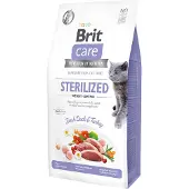 Brit Sterilized Weight Control - dry cat food - 7 kg