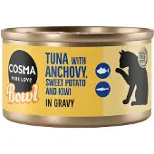 Cosma Økonomipakke: 24 x 80 g Bowl - Tun med Ansjoser