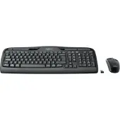 Logitech MK330-sæt – tastatur og mus – trådløst (tysk) – sort