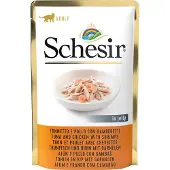 Schesir Økonomipakke: 24 x 85 g Complete Nutrition Filet i gelé - Tun og kylling med rejer