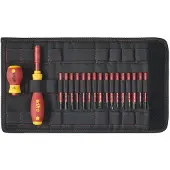 Wiha slimVario Starter Set 2831 - Skruetrækkerbitsæt - 19 stykker