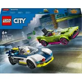 LEGO City 60415 Biljagt med politi og muskelbil